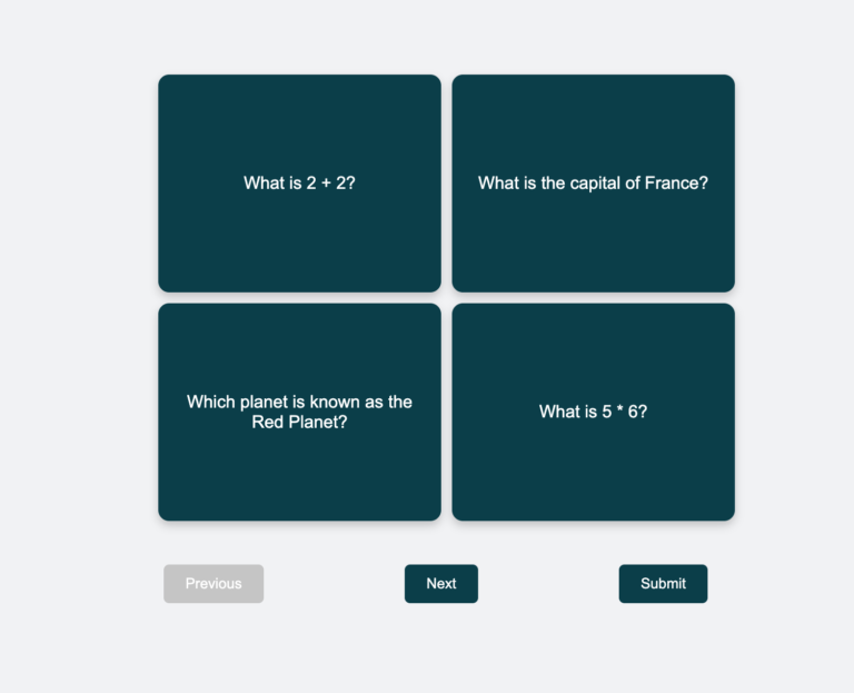 How to Create a Dynamic Quiz App Using HTML, CSS, and JavaScript